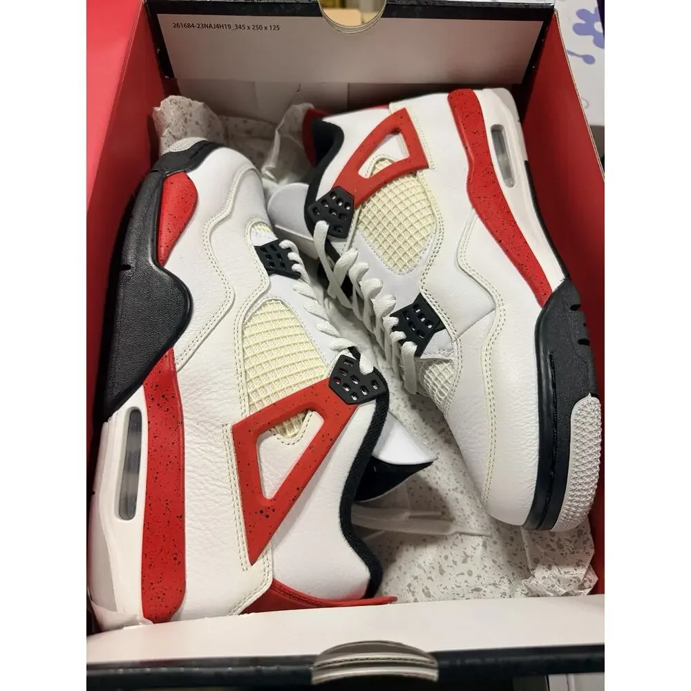 Size 10 - Jordan 4 Retro Mid Red Cement